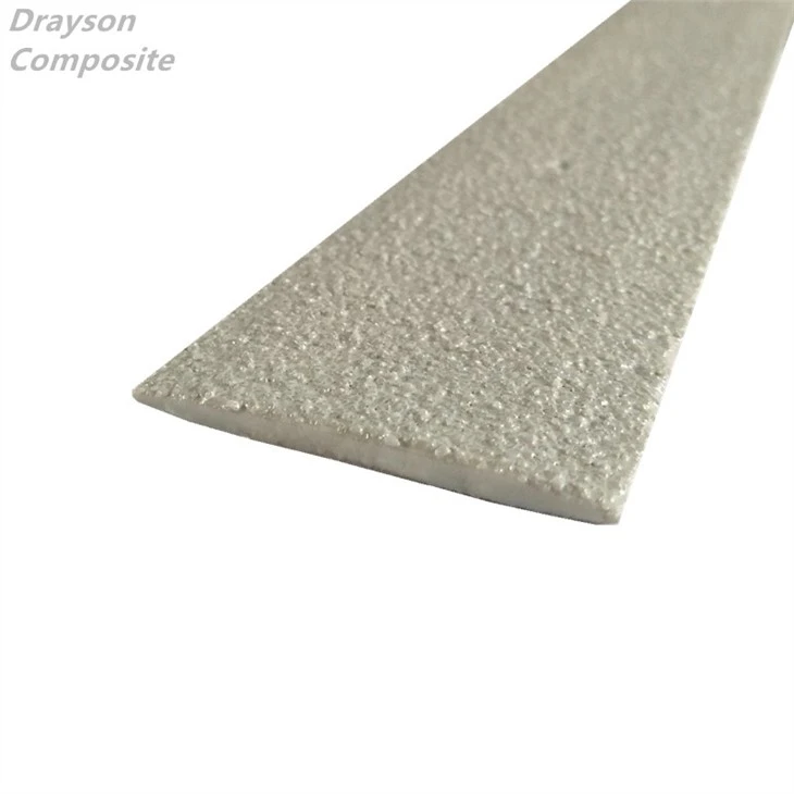 Anti Slip Fiberglass Flat Strips | FRP Flat Bar | GRP Decking Strips